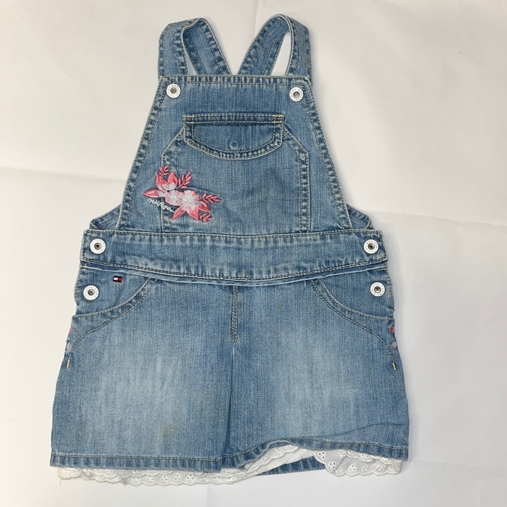 Tommy Hilfiger girls size 2 overall denim dress